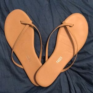 TKEES Brazilian leather flip flops